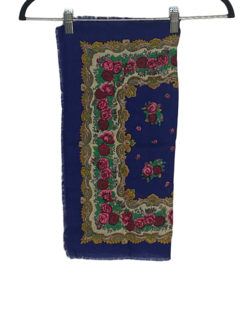 Bufanda Tesoro Tps Estampado Rectangular Azul - Talla U