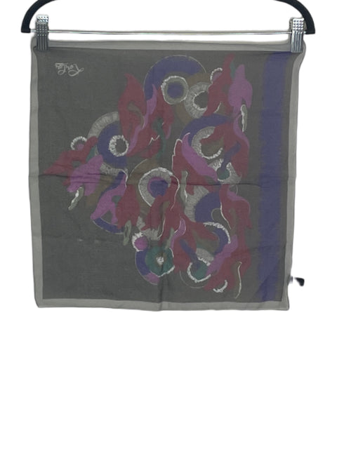 Bufanda Lou Lou Estampado Cuadrado Morado - Talla U