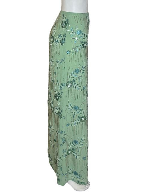 Falda Peppermayo Pedreria Maxi Verde - Talla M