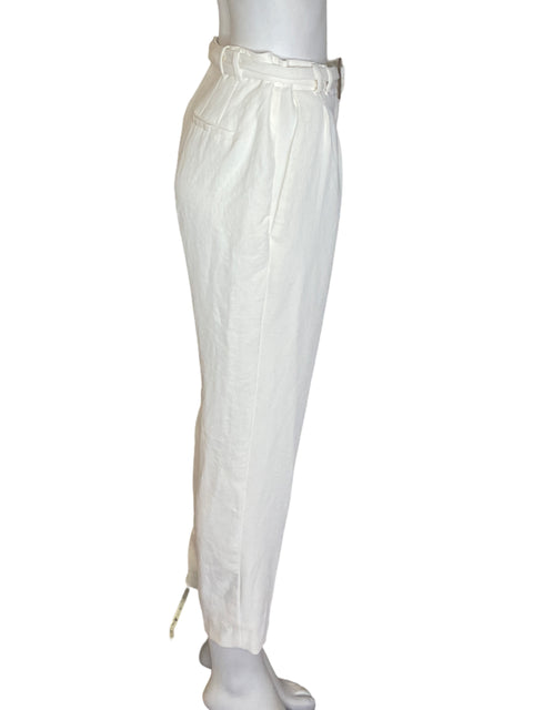 Pantalón Express Ankle High rise Blanco - Talla 6