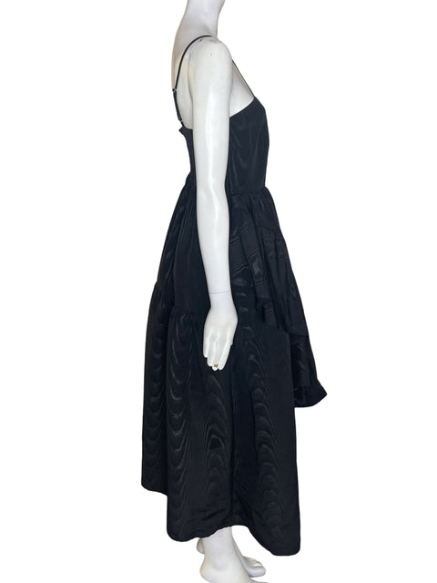 Vestido Kate Spade Tiras Ruchas Negro - Talla M