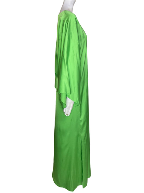 Vestido Alexis Liso Manga larga Verde - Talla S