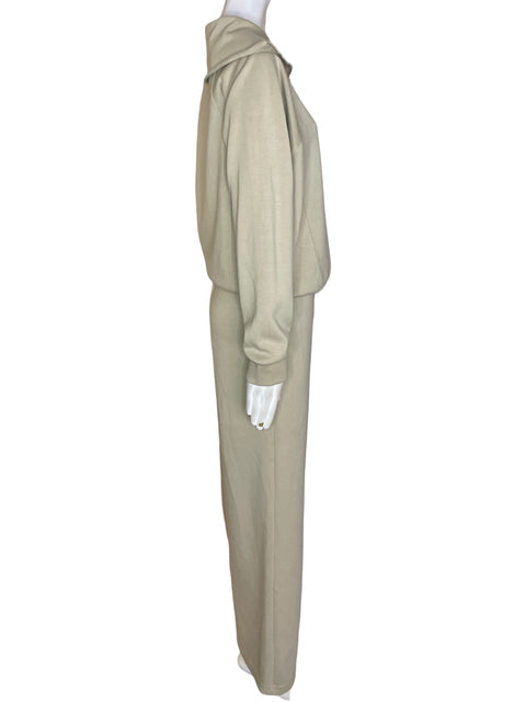Conjunto Anrabess Pantalón/abrigo Manga larga Beige - Talla XS