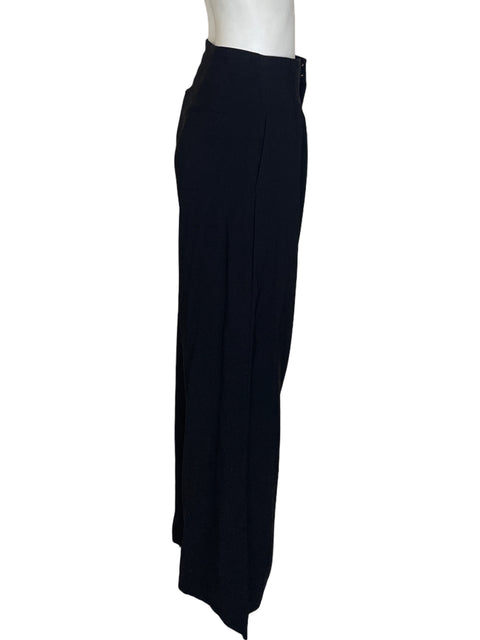 Pantalón Esprit Recto Wide-leg Negro - Talla 6