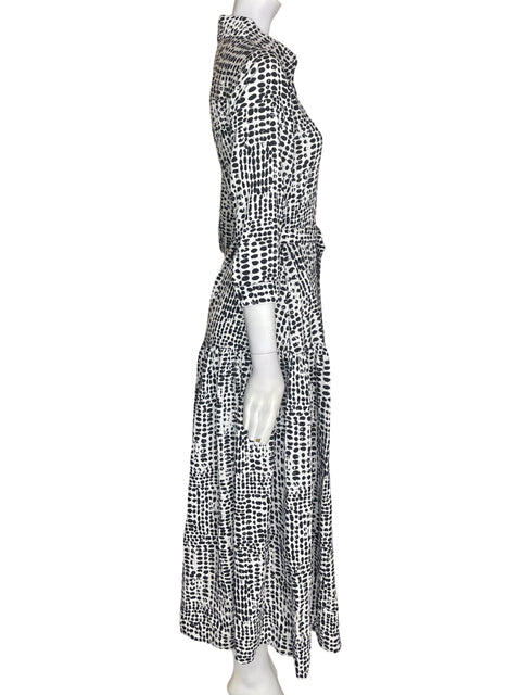 Vestido Zara Manga larga Maxi Negro - Talla XS
