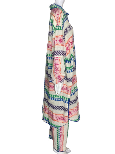 Conjunto Farm de Algodón Pantalón/bluson Estampado Verde - Talla L