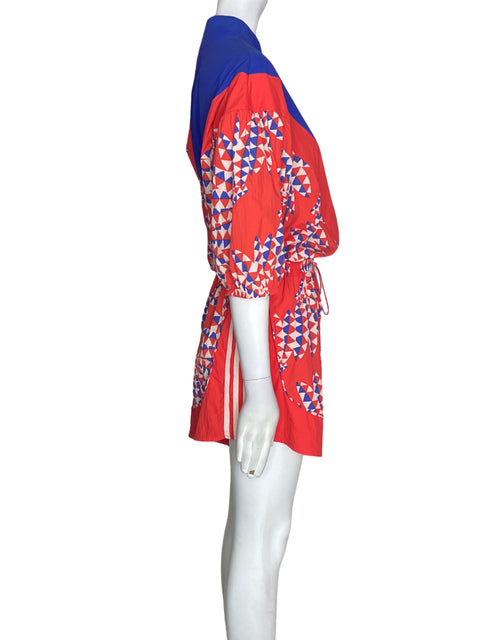 Romper Adidas Estampado Zipper Naranja - Talla XL