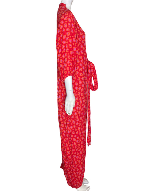 Mono Farm de Algodón Cuello v Manga larga Rojo - Talla XL
