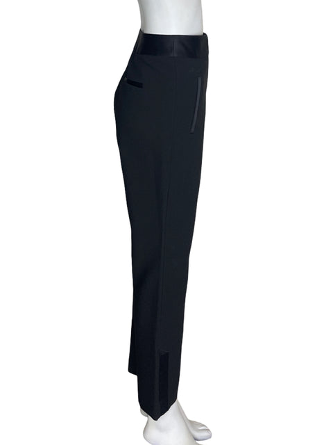 Pantalón Zara Recto Wide-leg Negro - Talla L