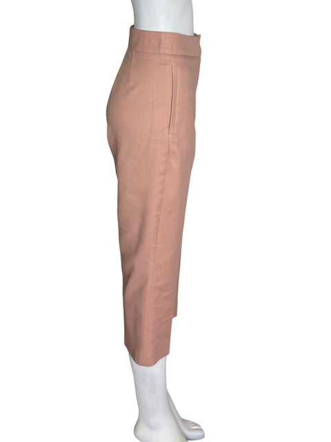Pantalón M&s collections de Algodón Recto Capri Beige - Talla 10