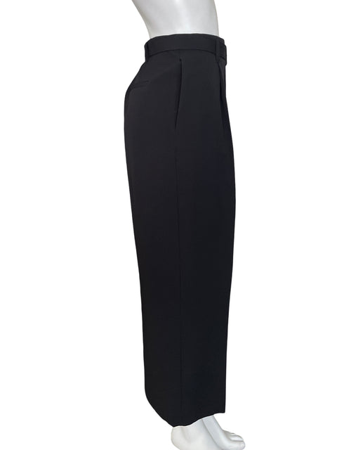 Pantalón Zara Wide-leg Recto Negro - Talla XL