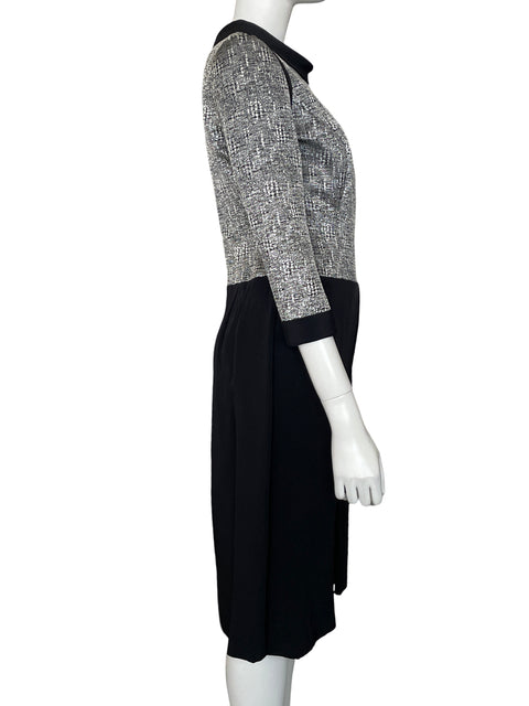 Vestido De Fiesta Tesoro TPS Corte a Midi Negro - Talla M
