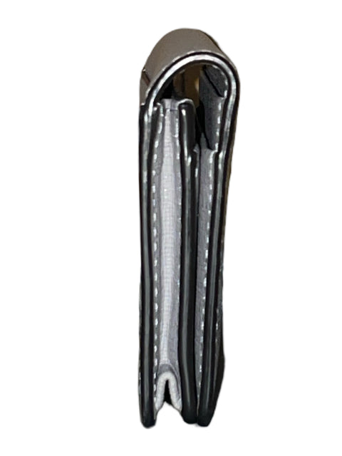 Tarjetero Furla Cuero Safiano Plateado