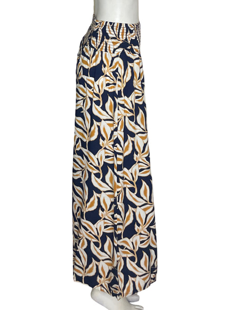 Pantalón Algo bonito Elastico Floral Amarillo - Talla S