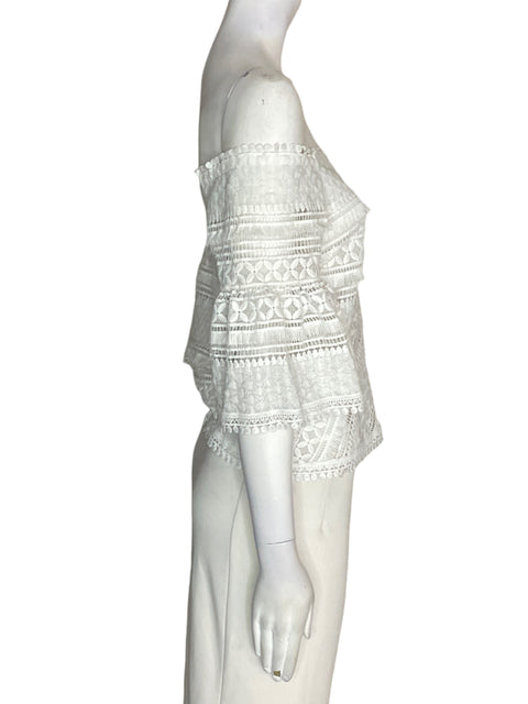 Blusa Lucy Paris Outshoulder Tejido Blanco - Talla XS