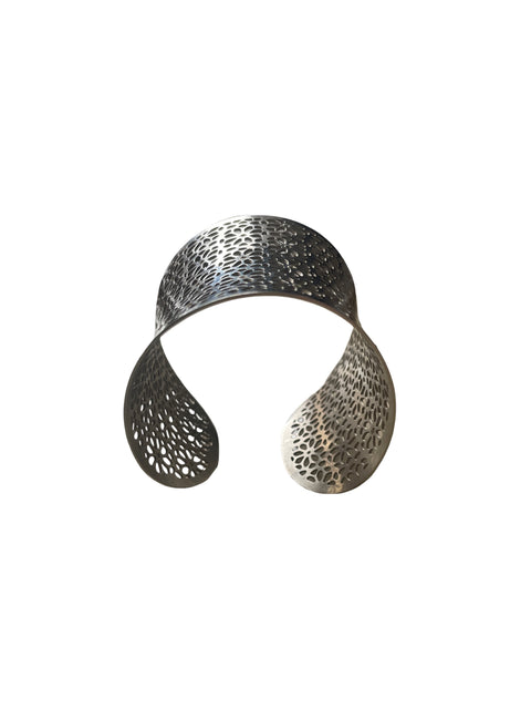 Pulsera Tesoro TPS Brazalette Troquelado Plateado - Talla U