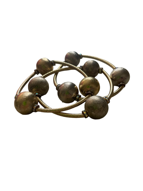 Pulsera Tesoro TPS Bolas Circular Dorado - Talla U