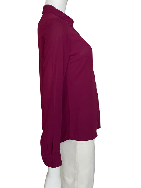 Camisa Express Manga larga Botones Rojo - Talla XS