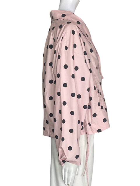 Chaqueta Zara de Algodón Lunares Manga larga Rosado - Talla XS