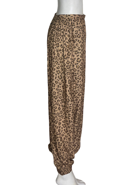 Pantalón Farm Animal print Bolsillo Marrón - Talla S