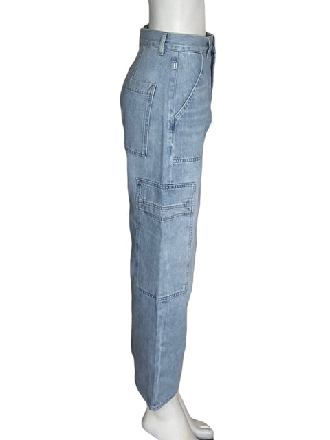 Pantalón Citizens of humanity de Algodón cargo Wide-leg Azul - Talla 24