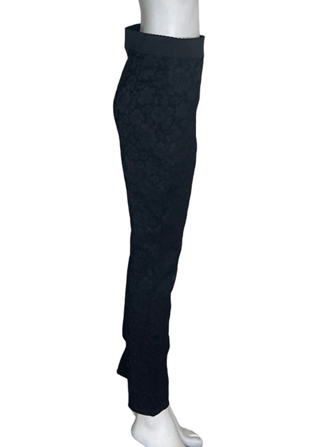 Pantalón Dolce & Gabbana Encaje Elastico Negro - Talla 42