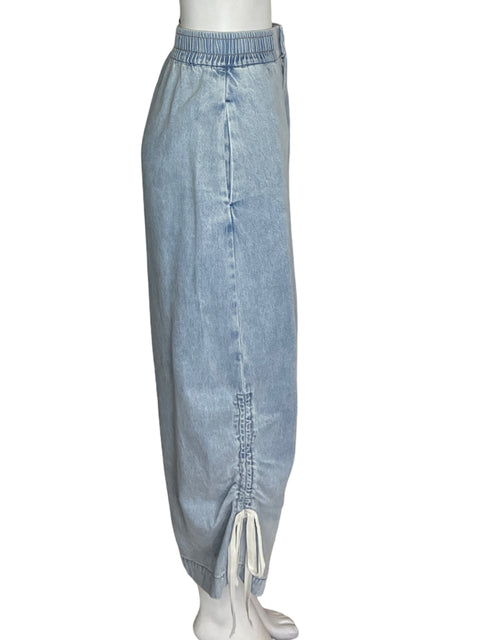 Pantalón Bimba Y Lola de Algodón Elastico Bolsillo Azul - Talla XS