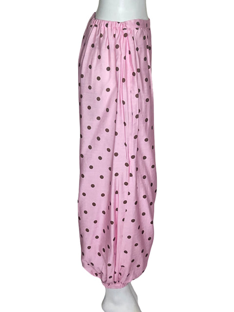 Pantalón Seven wonders Lunares Bombacho Rosado - Talla S