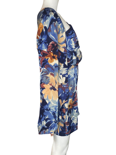 Vestido Luxxel Mini Estampado Azul - Talla M