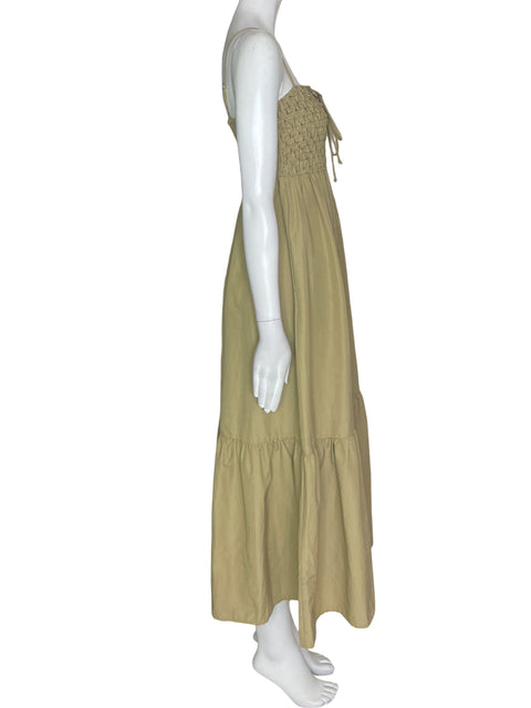 Vestido Zara Tiras Tipo a Beige - Talla XS