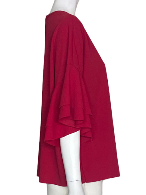 Blusa True True Liso Ruchas Rojo - Talla XL