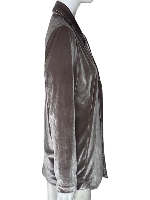 Chaqueta Bobi Black Satinado Manga larga Marrón - Talla S