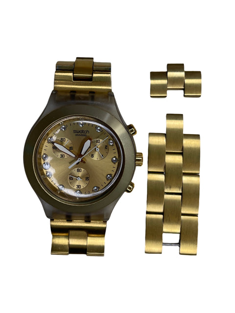 Reloj Swatch Irony Diaphane Dorado - Talla U