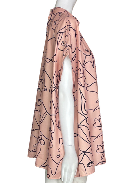 Blusa Tesoro Tps Estampado Rosado - Talla XL