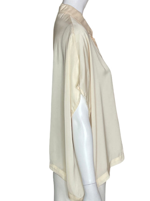 Blusa Ovi Liso Beige - Talla S