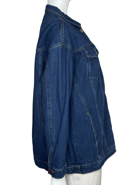 Chaqueta Tesoro Tps Denim Bolsillos Azul - Talla XL