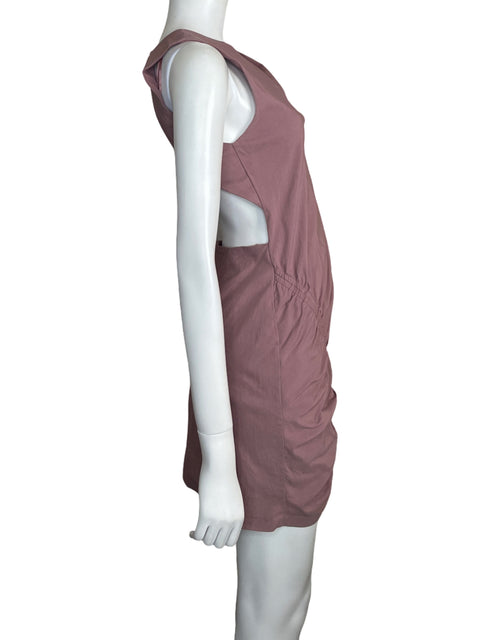 Vestido Zara Back out Mini Rosado - Talla M