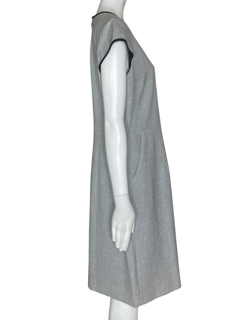 Vestido Tahari Midi Gris - Talla 10
