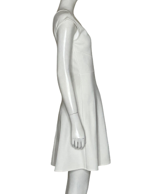 Vestido Armani Exchange Fluido Ajustado Blanco - Talla S