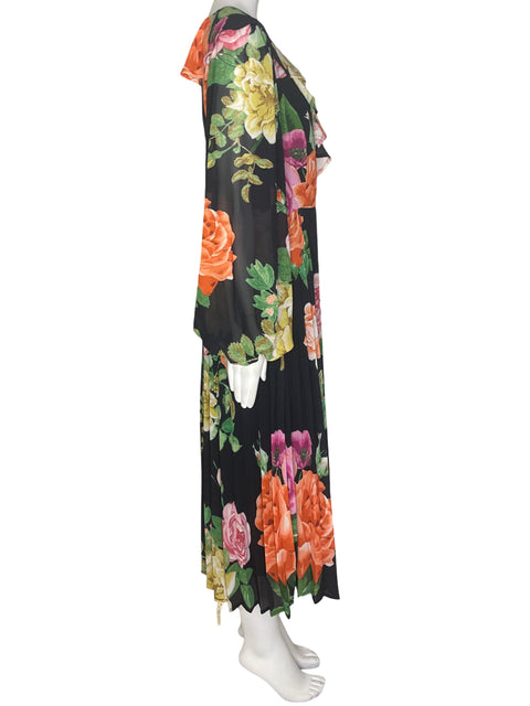 Vestido Jealous Tomato Estampado Vuelos Naranja - Talla M