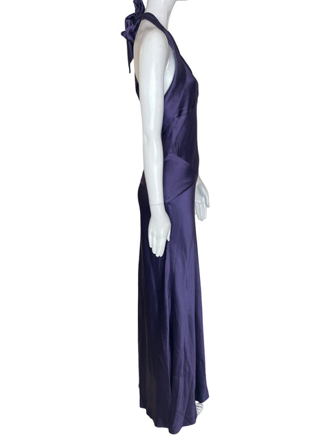 Vestido Tesoro Tps Maxi Ajustado Morado - Talla S