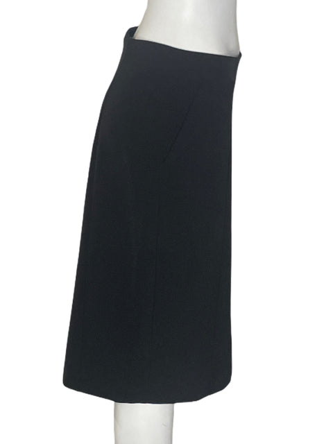 Falda Camila Midi Ajustado Negro - Talla 6