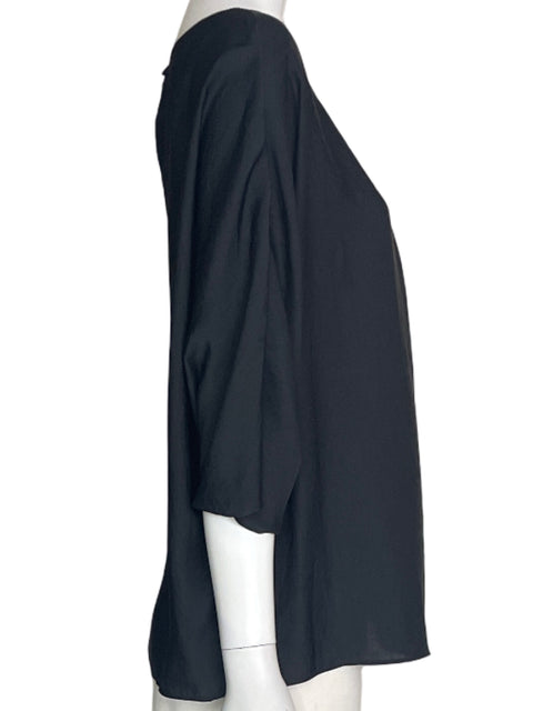 Blusa Rachel Roy Liso Manga corta Negro - Talla XL