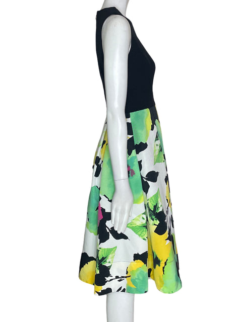 Vestido Eliza J Midi Plisado Negro - Talla 6