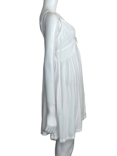 Vestido Roxy Fluido Bolsillos Blanco - Talla M