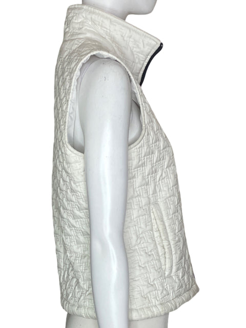 Chaqueta Tommy Hilfiger Zipper Sin mangas Blanco - Talla M
