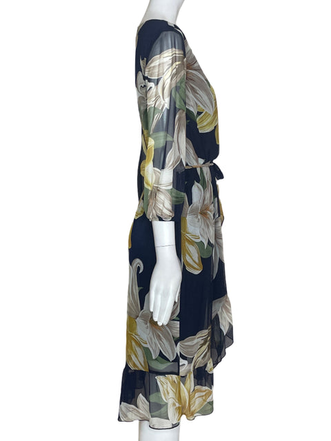 Vestido Kate And Lily Estampado Midi Marron - Talla 6