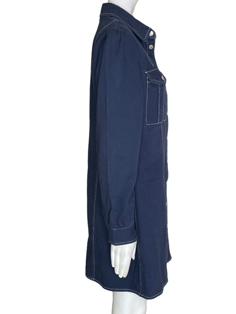 Chaqueta Tomy Jeans Bolsillo Botones Azul - Talla M