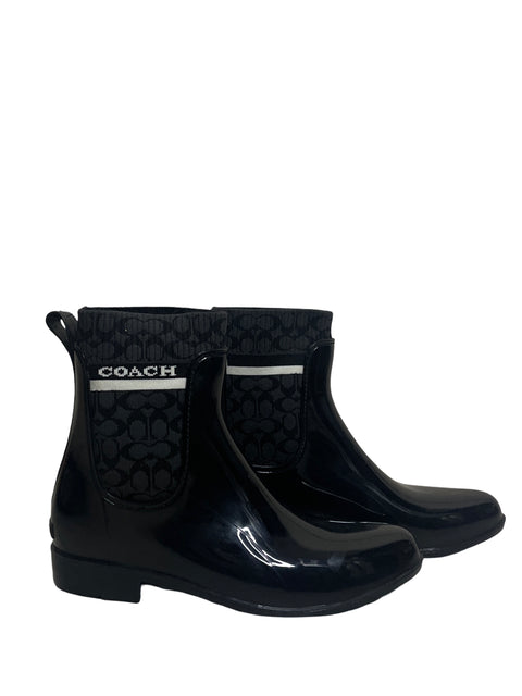 Botines Coach Negro - Talla 9