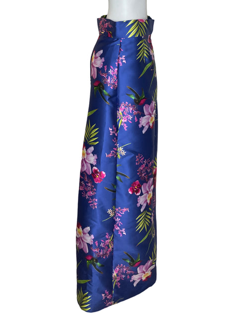 Pantalón Love Lola Wide-leg Estampado Azul - Talla M